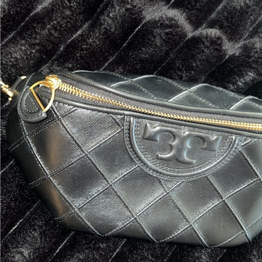 Tory burch Black Quilted Belt Bag - Picture 3 of 5